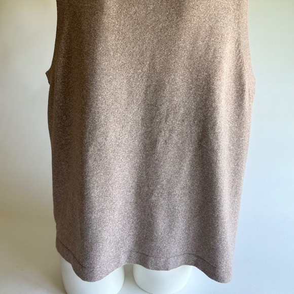 New Vince Camuto Cream Beige Polyester Sleeveless Pullover size XL - Picture 7 of 12
